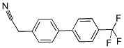 [4'-(TRIFLUOROMETHYL)[1,1'-BIPHENYL]-4-YL]ACETONITRILE 结构式