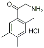 2-氨基-1-(2,4,5-三甲基苯基)乙烷-1-酮盐酸盐 结构式