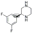 (S)-2-(3,5-DIFLUORO-PHENYL)-PIPERAZINE 结构式