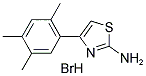 4-(2,4,5-TRIMETHYLPHENYL)-1,3-THIAZOL-2-YLAMINE HYDROBROMIDE 结构式