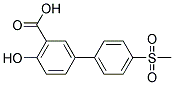 4-Hydroxy-4'-(methylsulfonyl)[1,1'-biphenyl]-3-carboxylic acid 结构式