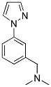 DIMETHYL-(3-PYRAZOL-1-YL-BENZYL)-AMINE 结构式