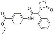 Ethyl 4-{[(2-oxoazetidin-1-yl)(phenyl)acetyl]amino}benzoate 结构式