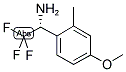 (1R)-2,2,2-TRIFLUORO-1-(4-METHOXY-2-METHYLPHENYL)ETHYLAMINE 结构式