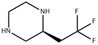 (S)-2-(2,2,2-TRIFLUORO-ETHYL)-PIPERAZINE 结构式