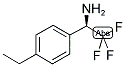 (1R)-1-(4-ETHYLPHENYL)-2,2,2-TRIFLUOROETHYLAMINE 结构式