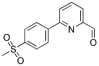 6-[4-(METHANESULFONYL)PHENYL]PYRIDINE-2-CARBALDEHYDE 结构式