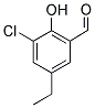 3-CHLORO-5-ETHYL-2-HYDROXY-BENZALDEHYDE 结构式