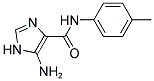 5-AMINO-N-(4-METHYLPHENYL)-1H-IMIDAZOLE-4-CARBOXAMIDE 结构式