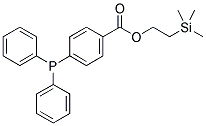 4-DIPHENYLPHOSPHANYLBENZOIC ACID, 2-(TRIMETHYLSILYL)ETHYL ESTER 结构式