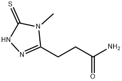 3-(4-甲基-5-硫烷基-4H-1,2,4-三唑-3-基)丙酰胺 结构式