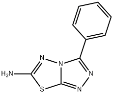 3-苯基-[1,2,4]三唑并[3,4-B][1,3,4]噻二唑-6-胺 结构式