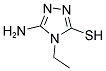 5-AMINO-4-ETHYL-4 H-[1,2,4]TRIAZOLE-3-THIOL 结构式