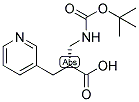 (R)-3-TERT-BUTOXYCARBONYLAMINO-2-PYRIDIN-3-YLMETHYL-PROPIONIC ACID 结构式