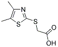 (4,5-DIMETHYL-THIAZOL-2-YLSULFANYL)-ACETIC ACID 结构式