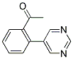 1-[2-(5-PYRIMIDINYL)PHENYL]ETHANONE 结构式