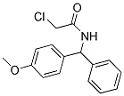 2-CHLORO-N-[(4-METHOXYPHENYL)(PHENYL)METHYL]ACETAMIDE 结构式