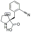 (S)-ALPHA-(2-CYANO-BENZYL)-PROLINE 结构式