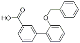 2'-(BENZYLOXY)[1,1'-BIPHENYL]-3-CARBOXYLIC ACID 结构式