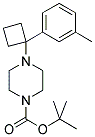 4-(1-M-TOLYL-CYCLOBUTYL)-PIPERAZINE-1-CARBOXYLIC ACID TERT-BUTYL ESTER 结构式