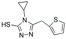 4-CYCLOPROPYL-5-(THIEN-2-YLMETHYL)-4H-1,2,4-TRIAZOLE-3-THIOL 结构式