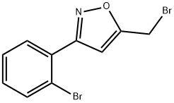 5-(溴甲基)-3-(2-溴苯基)异恶唑 结构式