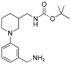 [1-(3-AMINOMETHYL-PHENYL)-PIPERIDIN-3-YLMETHYL]-CARBAMIC ACID TERT-BUTYL ESTER 结构式