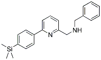 1-PHENYL-N-((6-[4-(TRIMETHYLSILYL)PHENYL]PYRIDIN-2-YL)METHYL)METHANAMINE 结构式