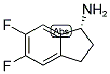 (R)-5,6-DIFLUORO-INDAN-1-YLAMINE 结构式