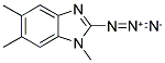 2-AZIDO-1,5,6-TRIMETHYL-1H-BENZOIMIDAZOLE 结构式