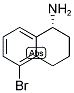 (R)-5-BROMO-1,2,3,4-TETRAHYDRO-NAPHTHALEN-1-YLAMINE 结构式
