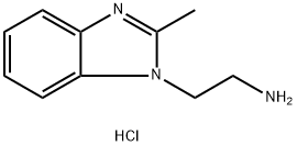 2-(2-METHYL-1H-BENZIMIDAZOL-1-YL)ETHANAMINE HYDROCHLORIDE 结构式