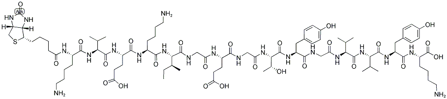 BIOTIN-KVEKIGEGTYGVVYK 结构式