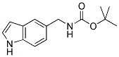 (1H-Indol-5-ylmethyl)-carbamic acid tert-butyl ester 结构式