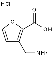 3-AMINOMETHYL-FURAN-2-CARBOXYLIC ACIDHYDROCHLORIDE 结构式