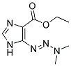 ETHYL 5-[(1E)-3,3-DIMETHYLTRIAZ-1-ENYL]-1H-IMIDAZOLE-4-CARBOXYLATE 结构式