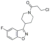 1,2-BENZISOXAZOLE, 3-[1-(3-CHLORO-1-OXOPROPYL)-4-PIPERIDINYL]-5-FLUORO- 结构式