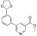 5-(3-[1,3]DIOXOLAN-2-YL-PHENYL)-NICOTINIC ACID METHYL ESTER 结构式