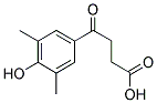 4-(4-HYDROXY-3,5-DIMETHYL-PHENYL)-4-OXO-BUTYRIC ACID 结构式