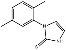 1-(2,5-二甲基苯基)-1,3-二氢2H-咪唑-2-硫酮 结构式