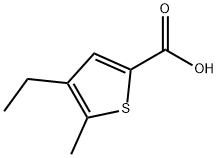 4-乙基-5-甲基噻吩-2-羧酸 结构式