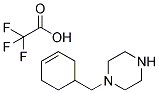 1-CYCLOHEX-3-ENYLMETHYL-PIPERAZINE TRIFLUOROACETATE 结构式