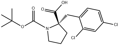 (S)-1-(tert-Butoxycarbonyl)-2-(2,4-dichlorobenzyl)pyrrolidine-2-carboxylicacid