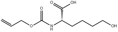 N-ALPHA-ALLYLOXYCARBONYL-6-HYDROXY-L-NORLEUCINE DICYCLOHEXYLAMINE 结构式