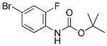 N-BOC-4-溴-2-氟-苯胺 结构式
