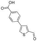 4-(5-FORMYL-3-THIENYL)BENZOIC ACID 结构式