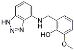 2-[(1H-1,2,3-BENZOTRIAZOL-4-YLAMINO)METHYL]-6-METHOXYPHENOL 结构式