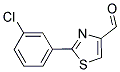 2-(3-CHLORO-PHENYL)-THIAZOLE-4-CARBALDEHYDE 结构式