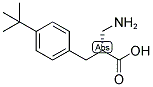 (R)-2-AMINOMETHYL-3-(4-TERT-BUTYL-PHENYL)-PROPIONIC ACID 结构式