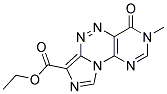 ETHYL 3-METHYL-4-OXO-3,4-DIHYDROIMIDAZO[5,1-C]PYRIMIDO[4,5-E][1,2,4]TRIAZINE-7-CARBOXYLATE 结构式